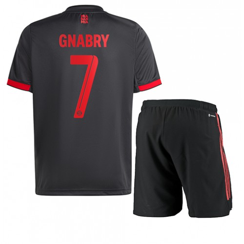 Bayern Munich Serge Gnabry #7 kläder Barn 2022-23 Tredje Tröja Kortärmad (+ korta byxor) Bayern Munich Serge Gnabry #7 kläder Barn 2022-23 Tredje Tröja Kortärmad (+ korta byxor)